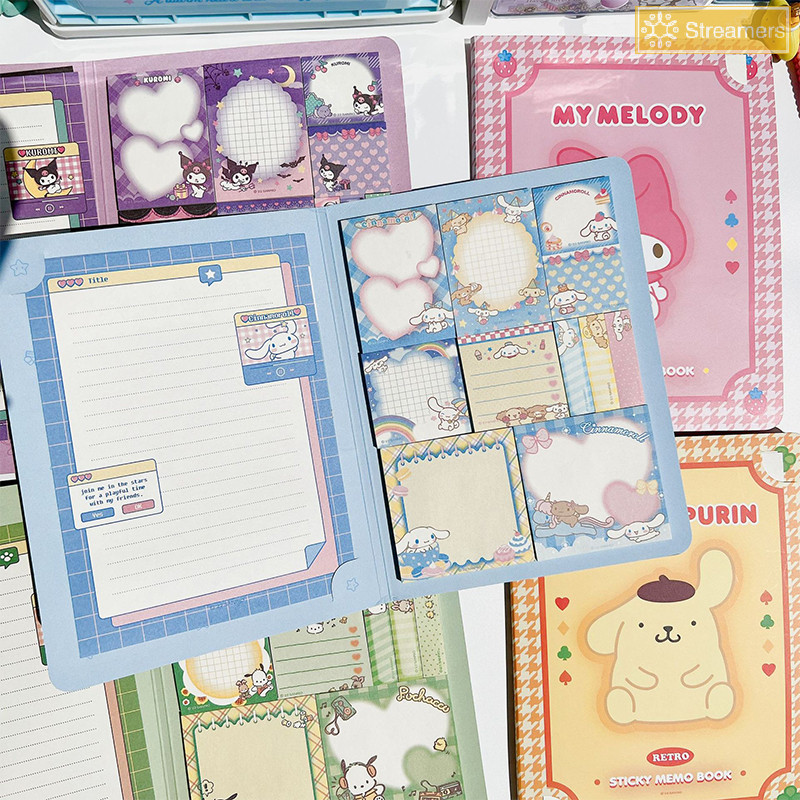 {Streamers} 1ชุด Kawaii การ์ตูนอะนิเมะ Sticky Note น่ารักแบบพกพาแฟชั่น ...