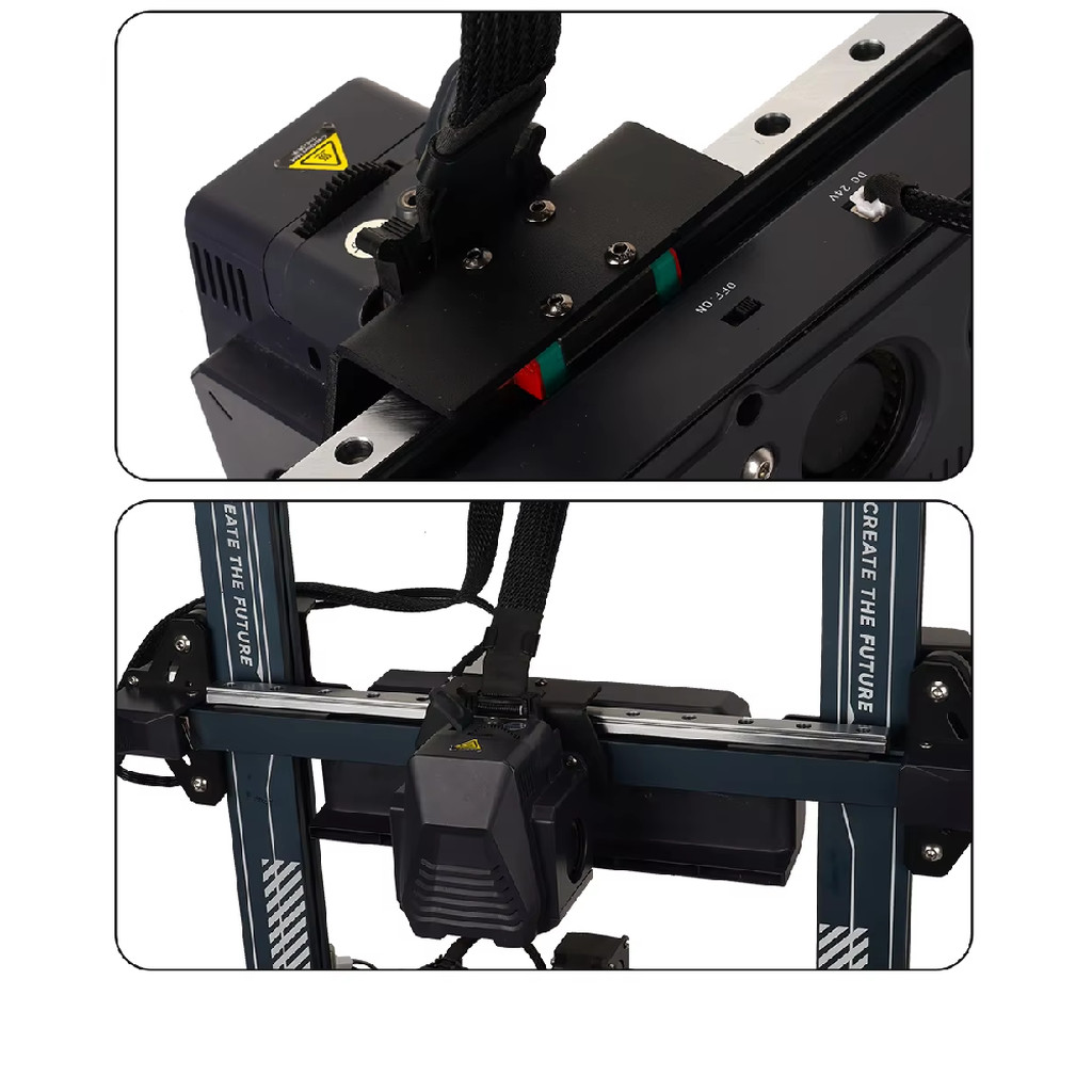 3D Printer Part Upgrade X-axis Linear Rail Guide Kit for Neptune 4 3 ...