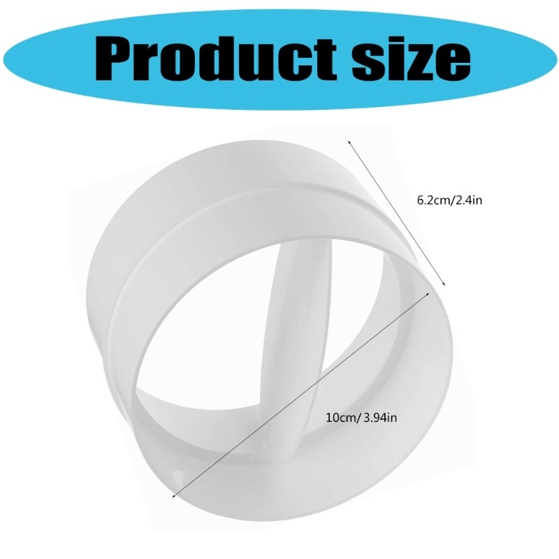 YIN 4 นิ้ว PVC คืนวาล์ว Draft Blocker Damper ระบายอากาศตรวจสอบวาล์ว ...