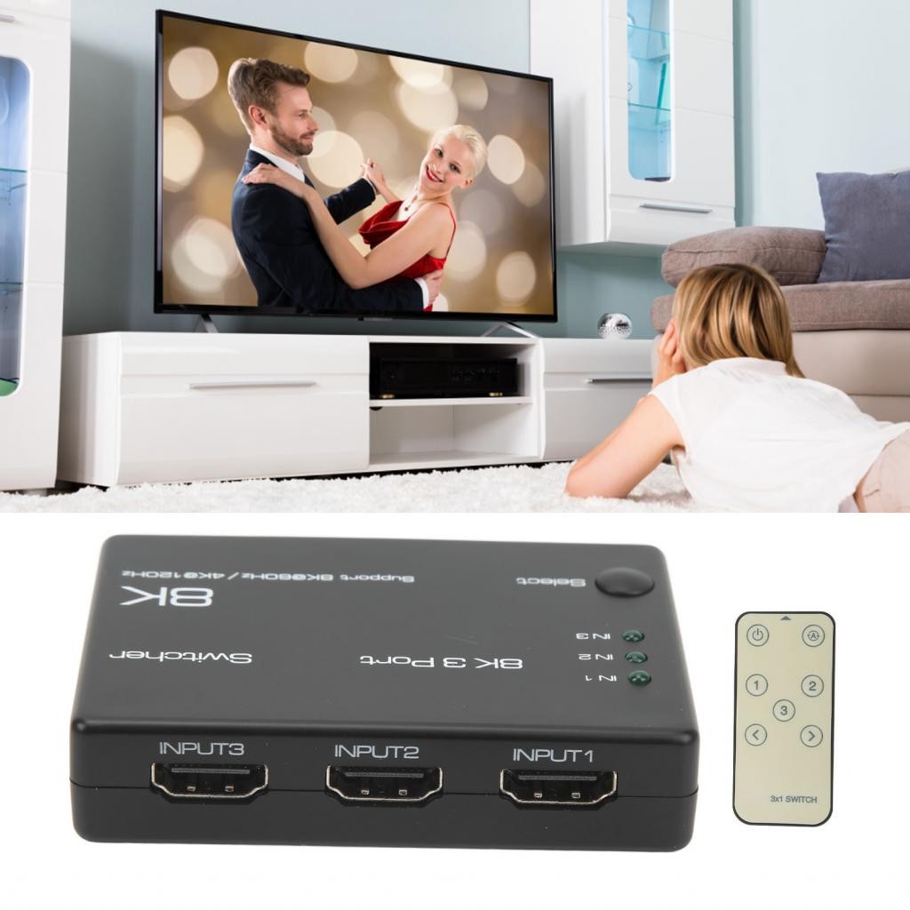Signal Switcher 3 ใน 1 แสดงผลสำหรับคอมพิวเตอร์ | Shopee Thailand