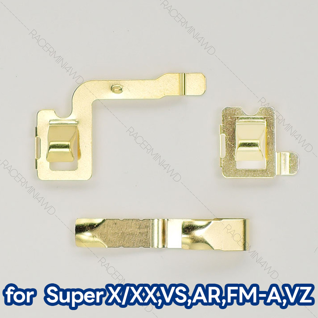 TAMIYA 15237 Super X Chassis Gold Plated Terminal Set สะพานไฟมินิโฟร์ ...