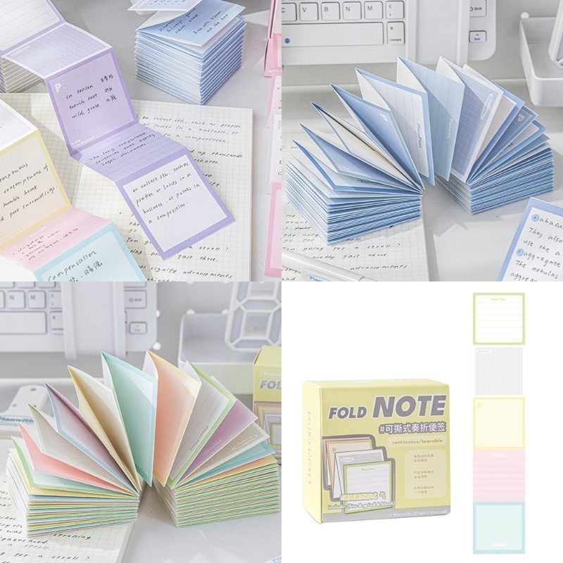 Moon4 Writable Sticky Notes 120 หน้าเครื่องหมายพับ Sticky Notes สําหรับ ...