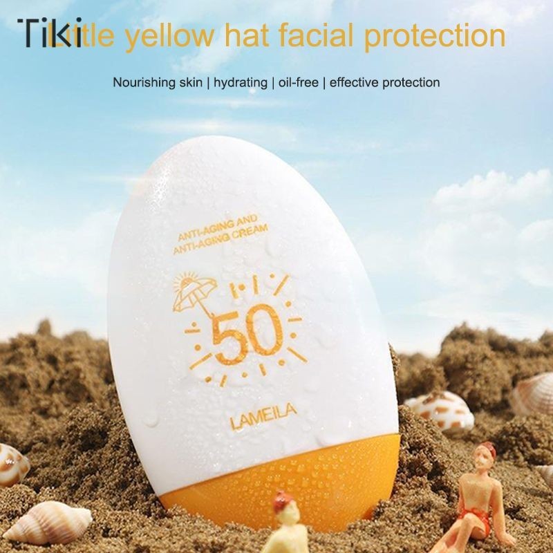 ⭐️⭐️⭐️ LAMEILA ครีมกันแดด ครีมกันแดดหน้า SPF50 PA+++ UVA/UVB เนื้อเบา ไม่อุดตัน แห้งไว สบายผิว