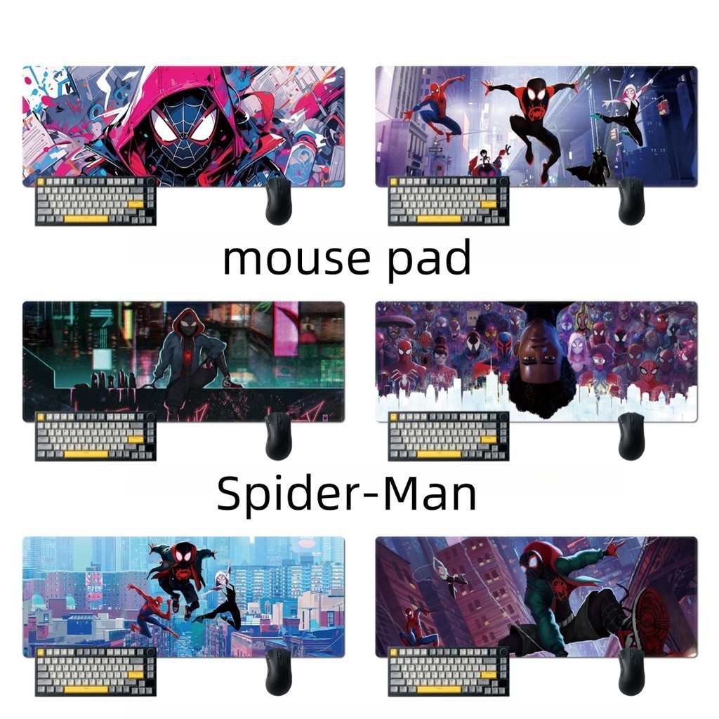 แผ่นรองเมาส์ Spider-Man Boys ขนาดใหญ่ Spider-Man Gaming Keyboard Pad ...