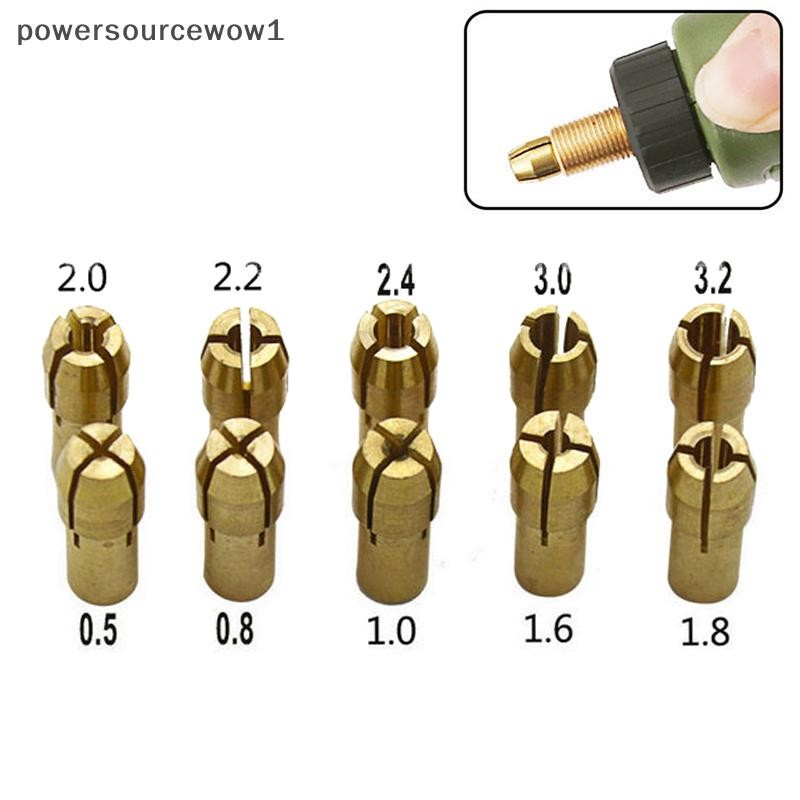 WOW 7/12 ชิ้น/เซ็ตทองเหลือง Collet Micro เจาะ Self-กระชับเจาะเครื่องมือ ...
