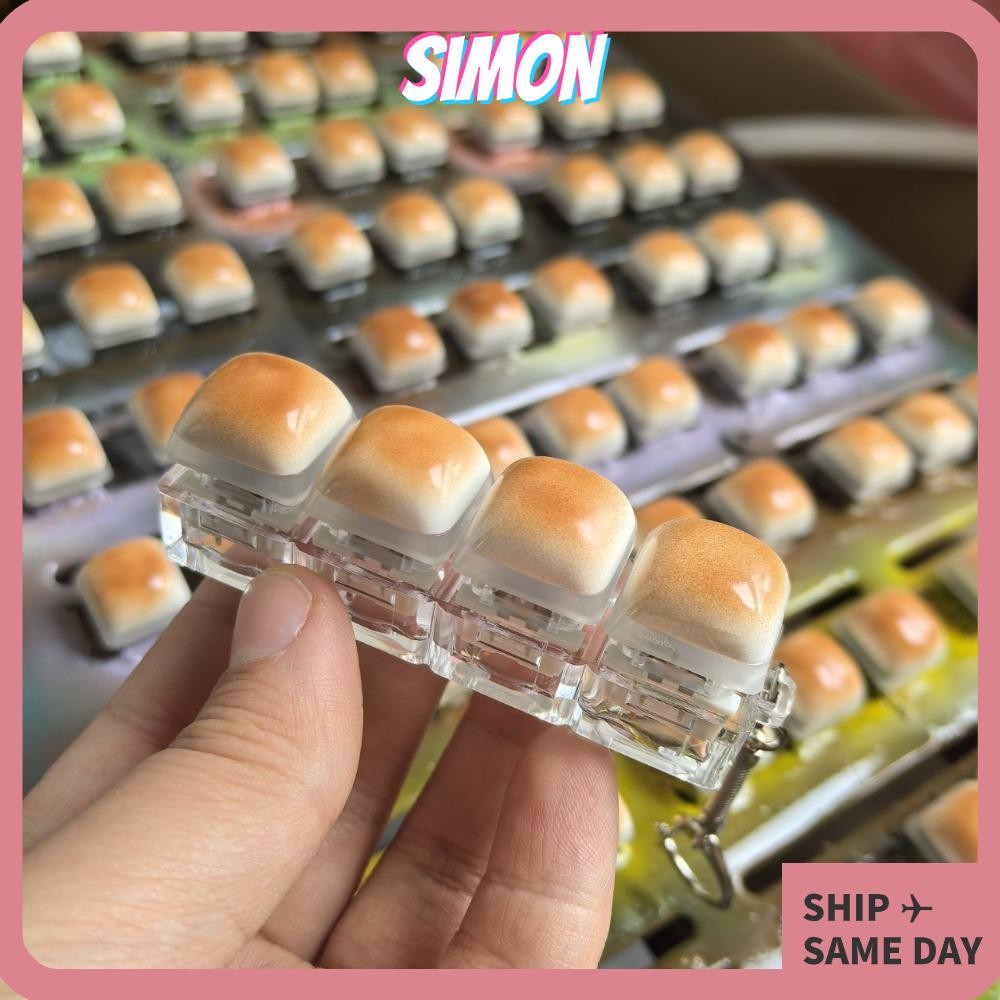 ฝาครอบคีย์บอร์ดนิ้ว SIMON, ปุ่มปุ่มกดพวงกุญแจ Fidget, Clicker บรรเทา ...
