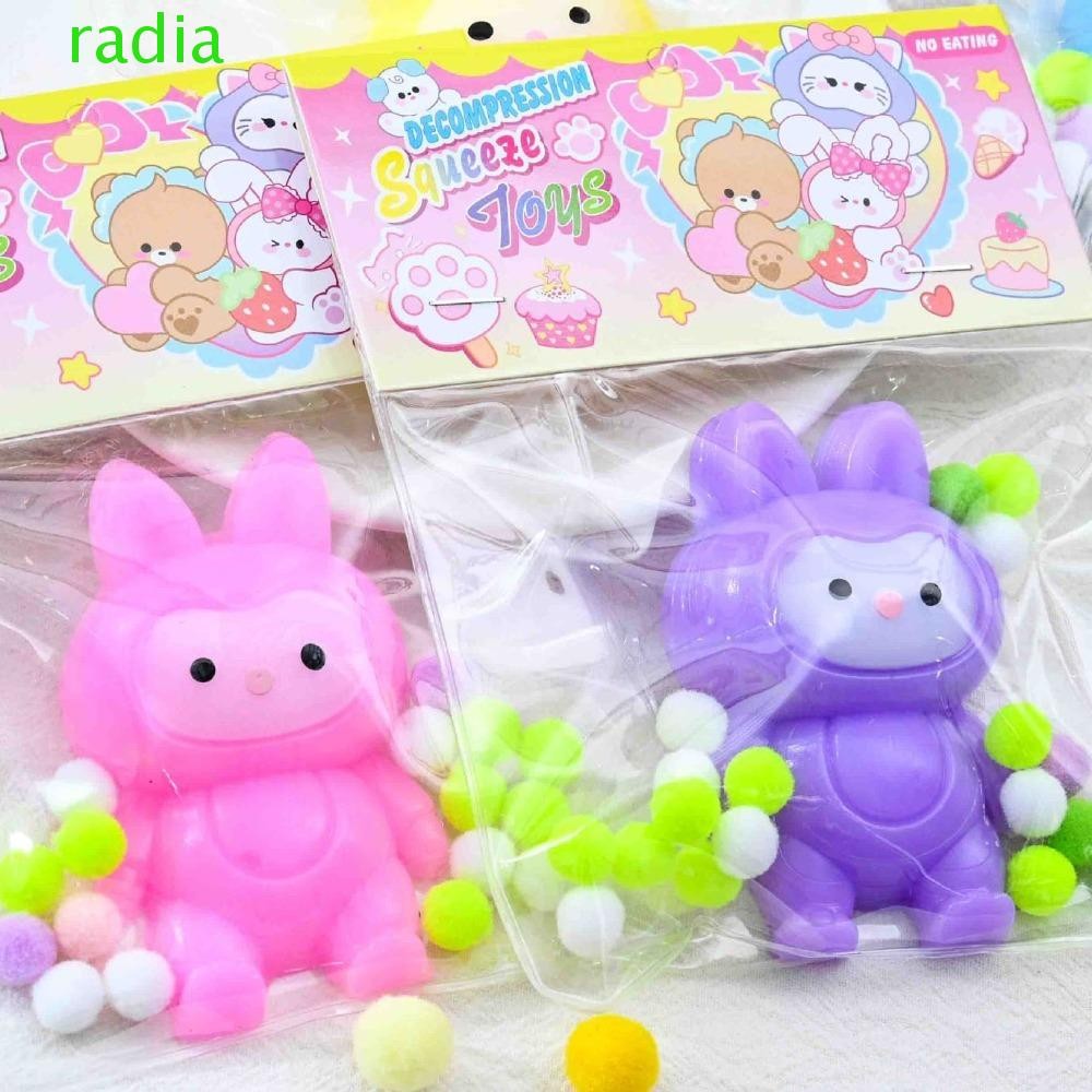 RADIANTZAP Labubu บีบของเล่น,ช้า Rebound Decompression การ์ตูน Fidget ...