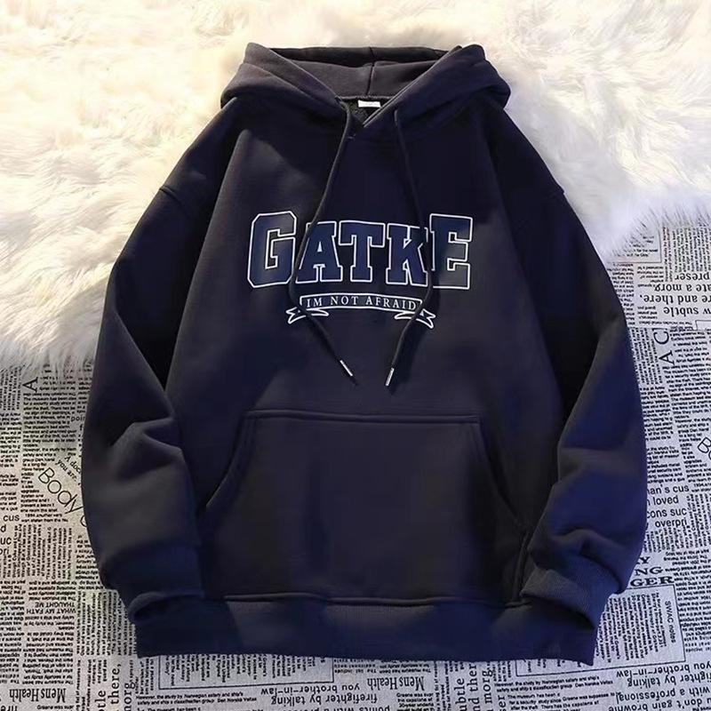 MNO.9 Hoodie M248 เสื้อฮู้ด สกรีนอก มีกระเป๋าล้วงด้านหน้า GATKE ผ้าสำลีหนานุ่ม เสื้อกันหนาว เสื้อแขนยาว ฮู้ด - 5