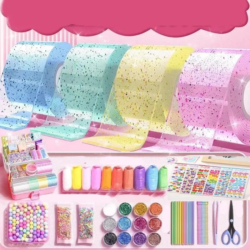 ใหม่ 2025 Blowable Bubble เทป Non-marking กาวสองหน้าสําหรับ DIY Craft ...