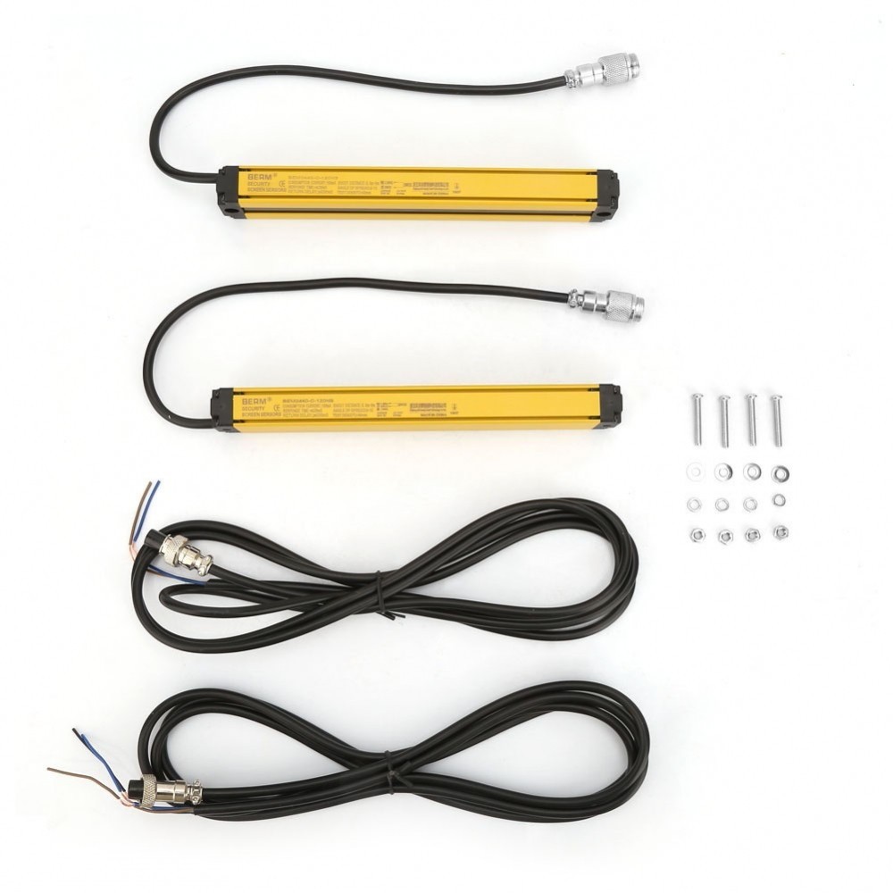 Light Curtain Sensor Multi-area Protection NPN Output Mode New And High ...