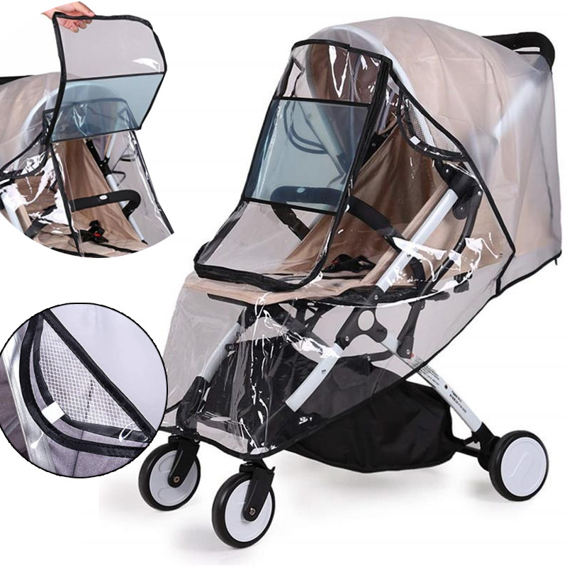 COD ผ้าพลาสติกคลุมรถเข็น EVA มีซิปหน้า เปิดปิดได้ กันฝน / กันฝุ่น / กัน ...