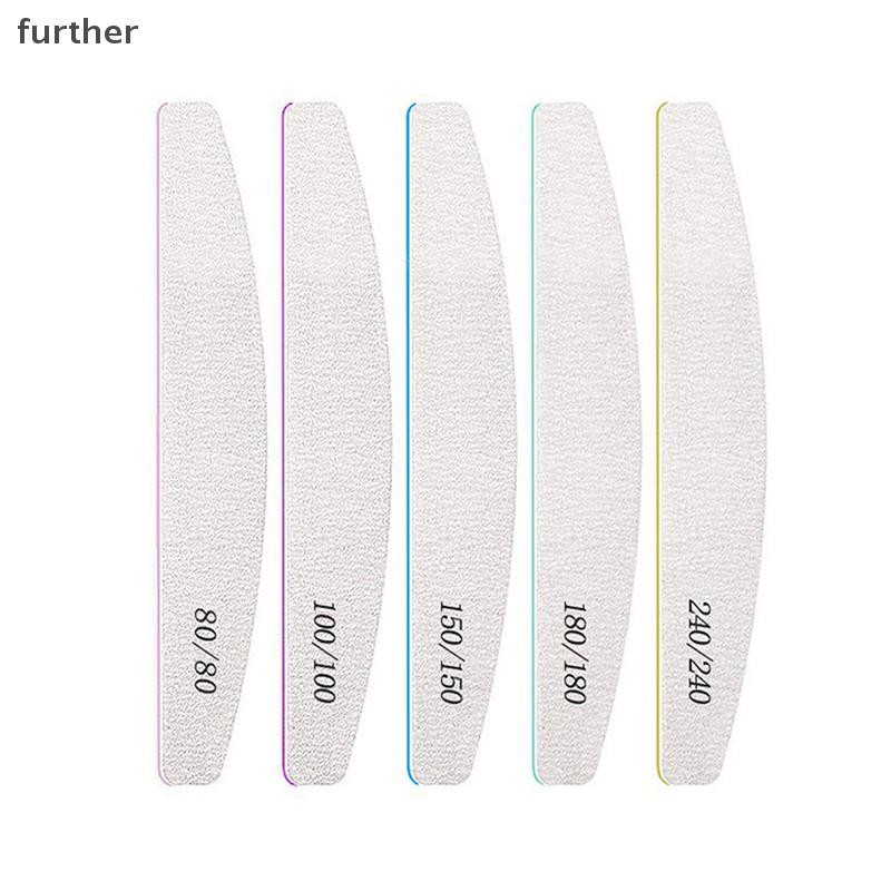 [further] 5 ชิ้น Professional เล็บแฟ้มบัฟเฟอร์ขัด Accesorios เรือขัดขัด ...