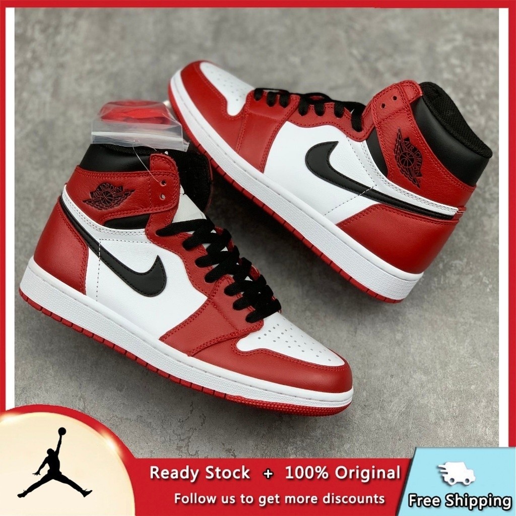 NK Air Jordan 1 Retro HIGH OG Chicago AJ1 Shopee Thailand