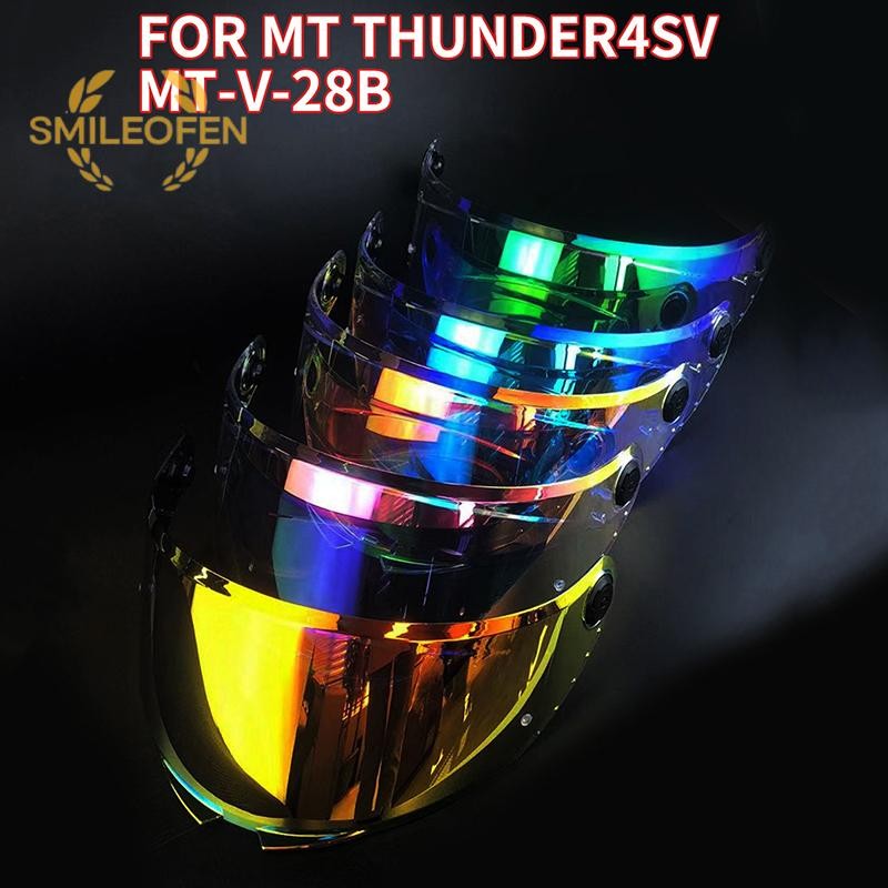 [Smileofen] หมวกกันน็อค Visor สําหรับ MT THUNDER 4 SV หมวกกันน็อค MT-V ...