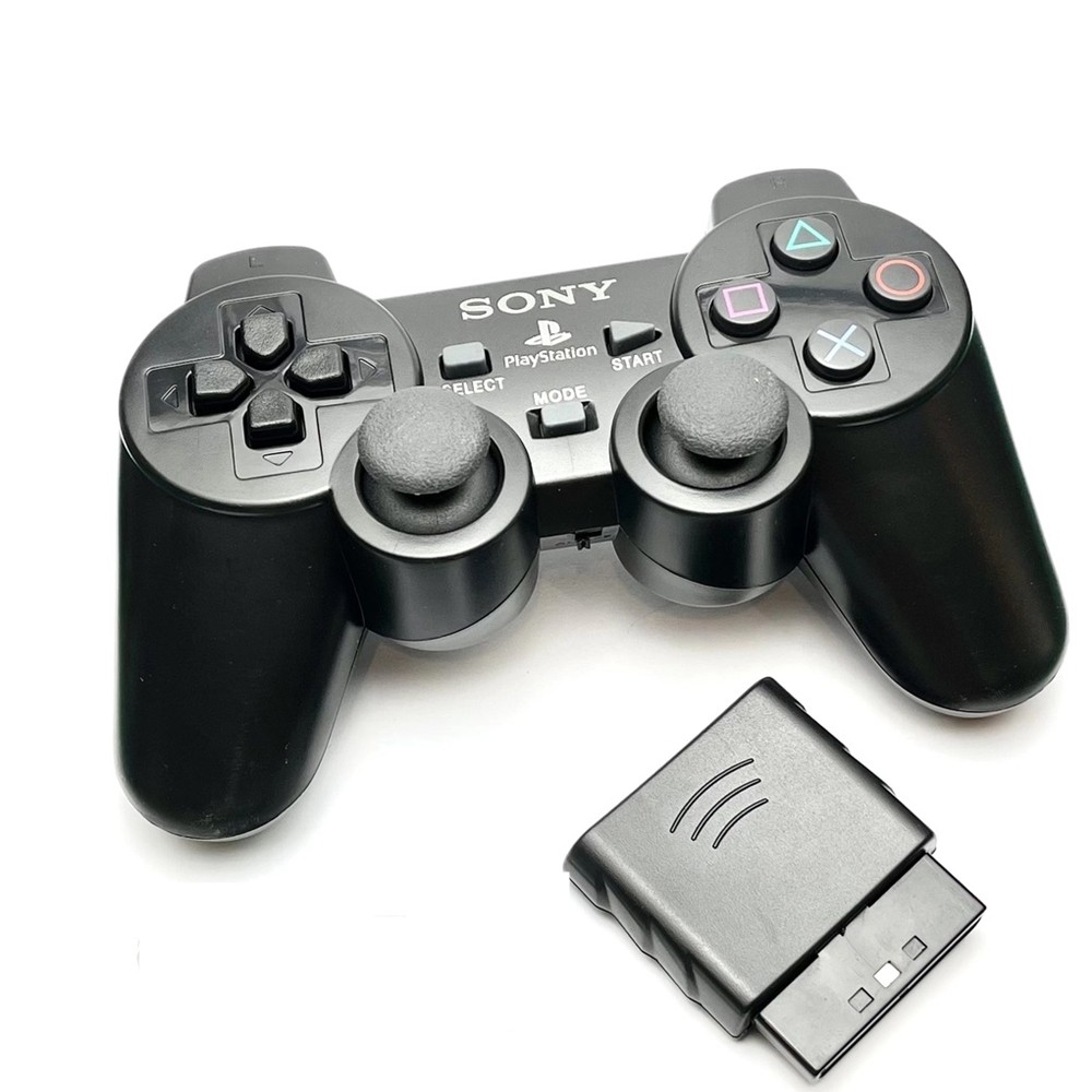 จอยไร้สาย PS2 Wireless controller PS2 จอยเกม สำหรับเครื่อง Playstaion 2 ...