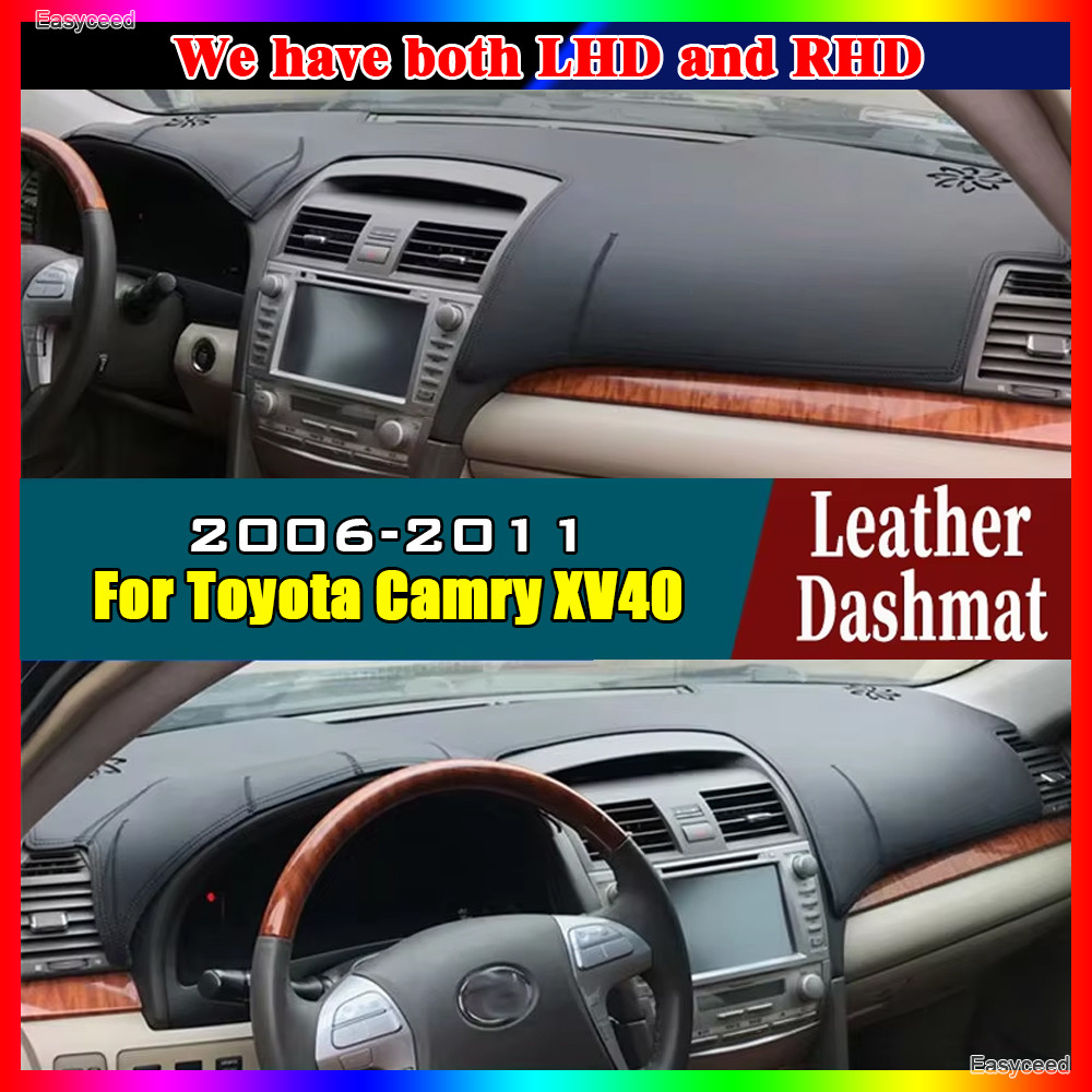 Grey Dash Cover Dashboard Mat For Toyota Camry 2007-2011 - UV Protection, Anti-Glare, The Perfect Part