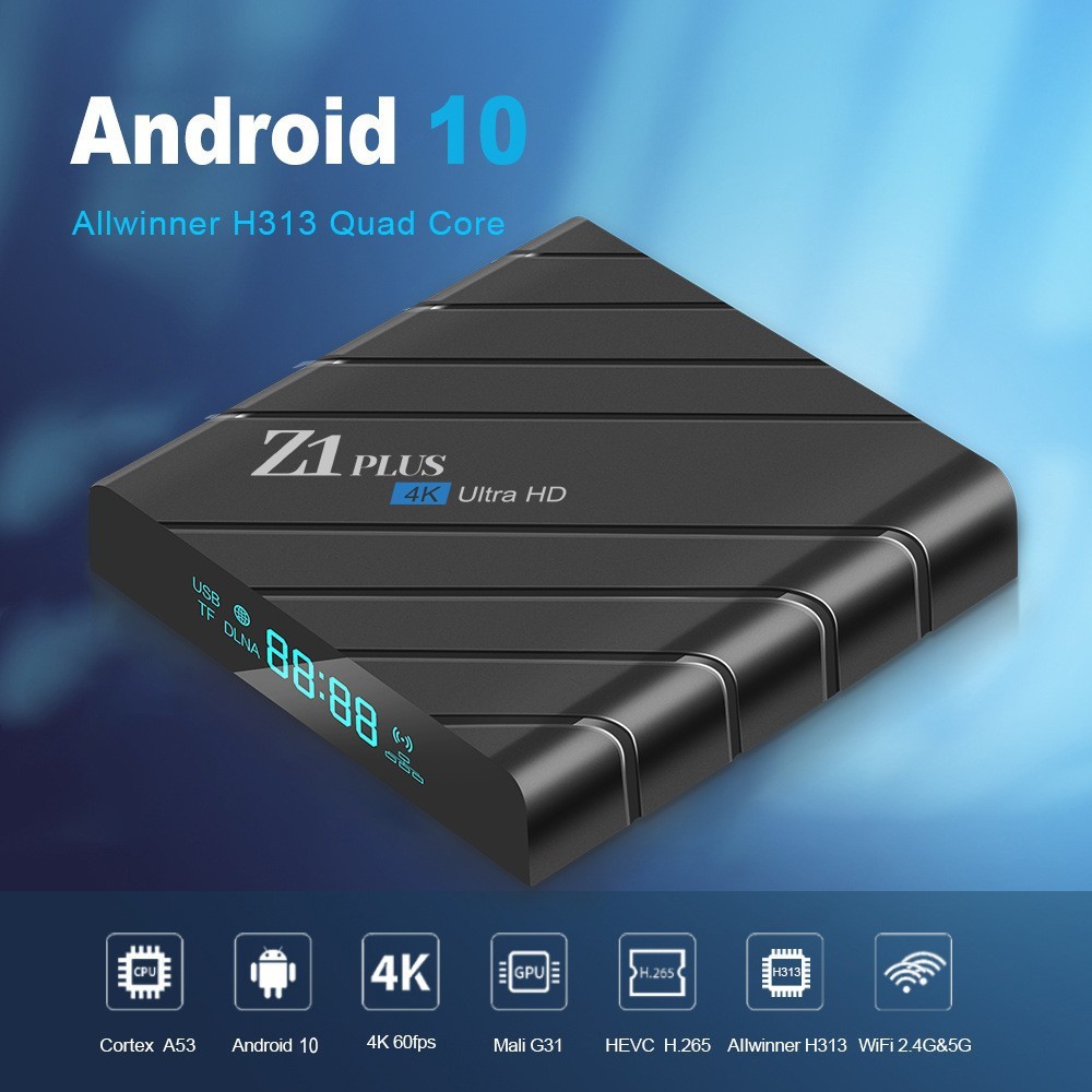 E-commerce z1plus Set-Top Box Android Dual-Band WiFi Bluetooth 4K HD ...