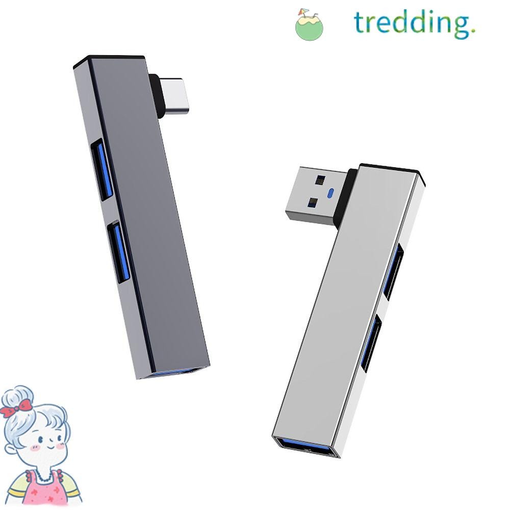 TREDDING491 Type-C Splitter, ความเร็วสูง 3 IN 1 USB-C HUB, Universal ...