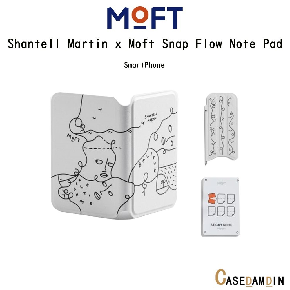 MOFT Shantell Martin x Moft Snap Flow Note Pad สมุดโน้ตแปะหลัง ...