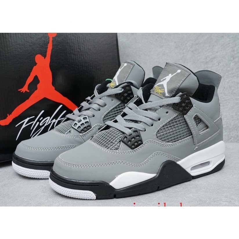 ของแท้ 100% Ni-Ke Air Jordan 4 Retro OGAJ4 ผู้ชายและผู้หญิงทนทาน U8JN ...