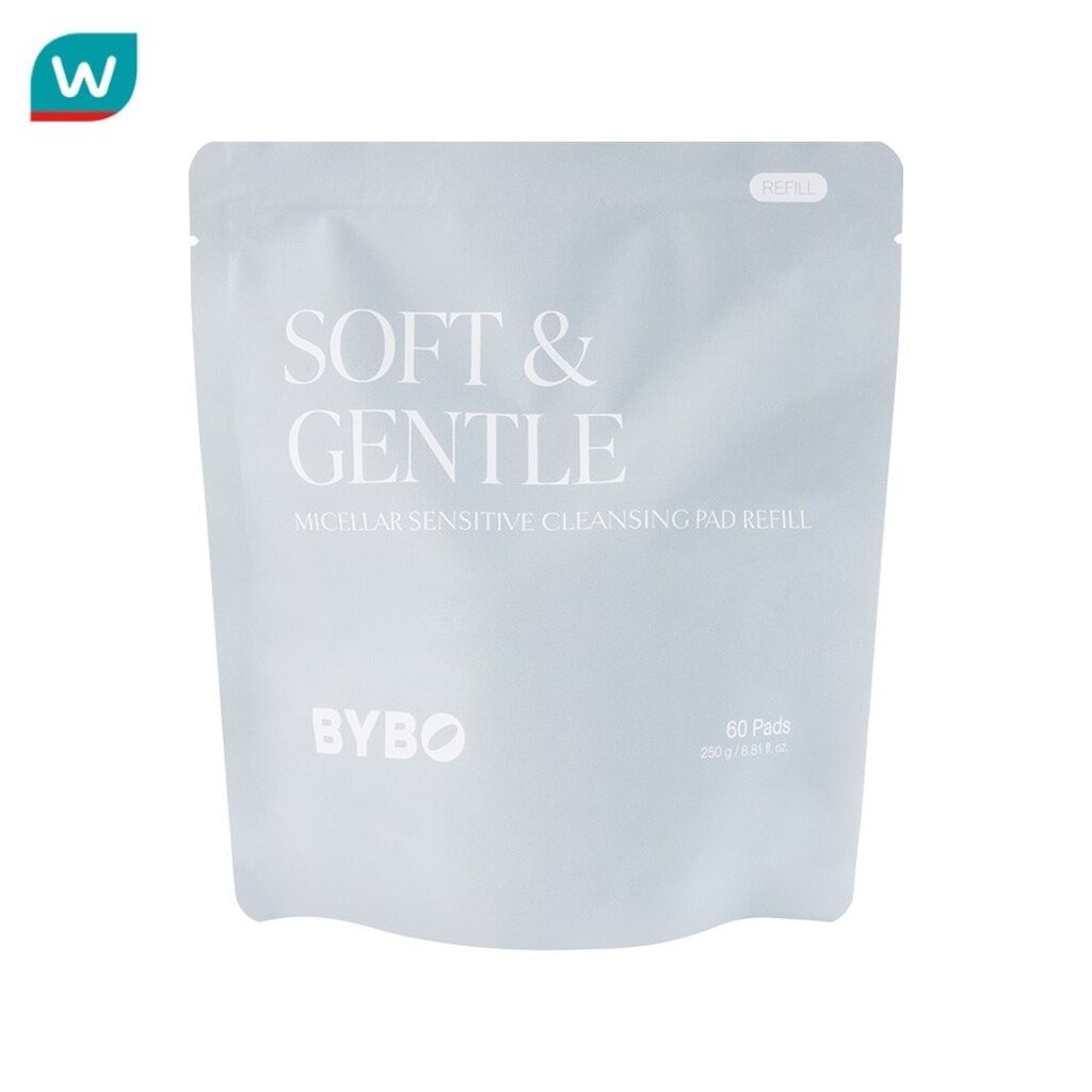 Bybo บายโบ คลีนซิ่ง เเพด ซอฟท์ เเอนด์ เจนเทิล ไมเซลลาร์ เซนซิทีฟ รีฟิล ...