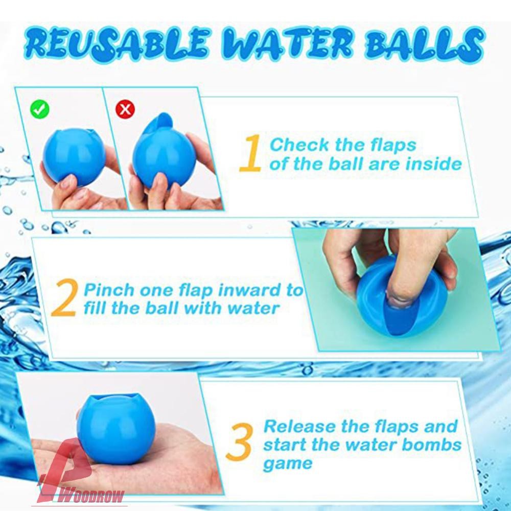 Water Fight Splash Ball Toy Interactive Funny Beach Backyard Self ...