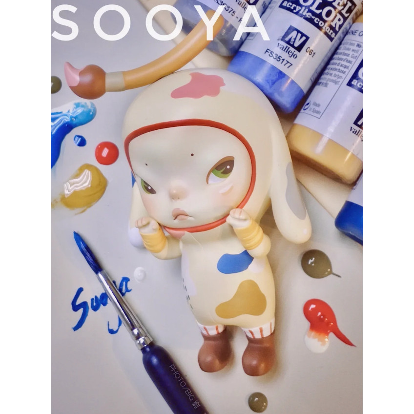 【30% fashion coupon】Sooya studio Ban Rabbit Little Painter Series ชุด ...