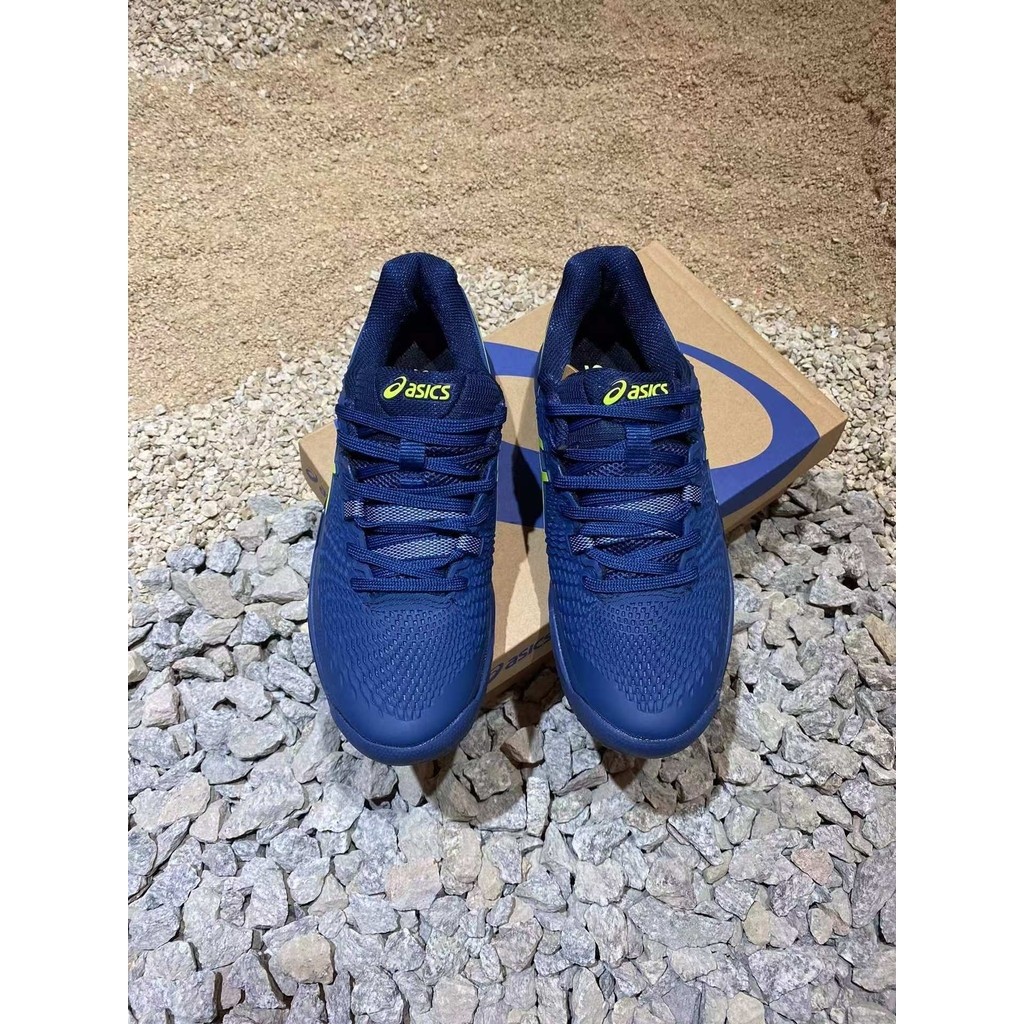 O7BH Asics เจลความละเอียด9ผู้ชายรองเท้าเทนนิสมืออาชีพ R9 Cushioned ...