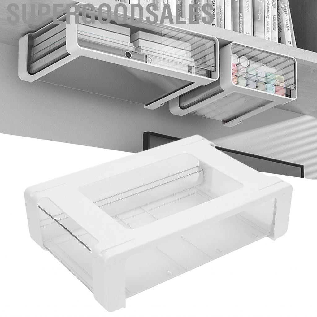 Supergoodsales ใต้ลิ้นชักเก็บโต๊ะ Smooth Pull Out Desk Organizer เข้า ...
