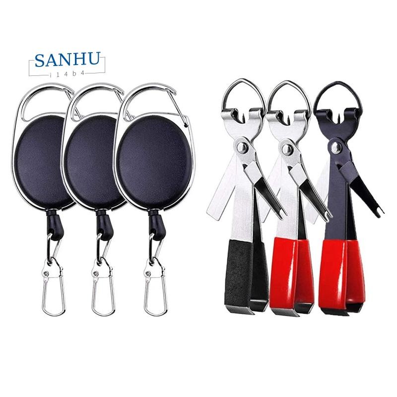 ตกปลา Quick Knot Tying เครื่องมือ 4 in 1 Mono Line Clipper Combo