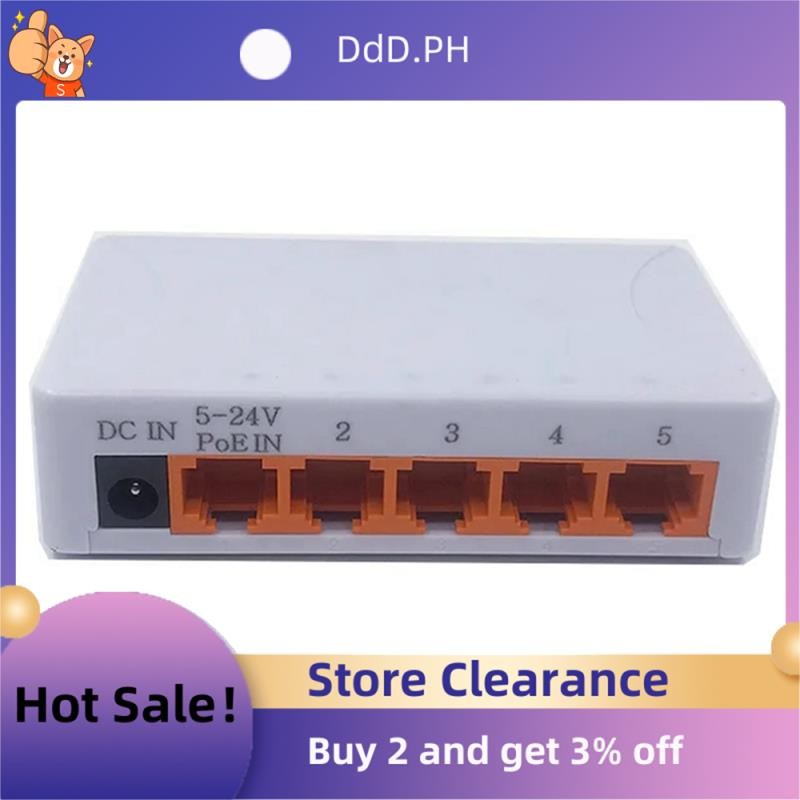 5 1000mbps gigabit network switch ethernet smart switcher