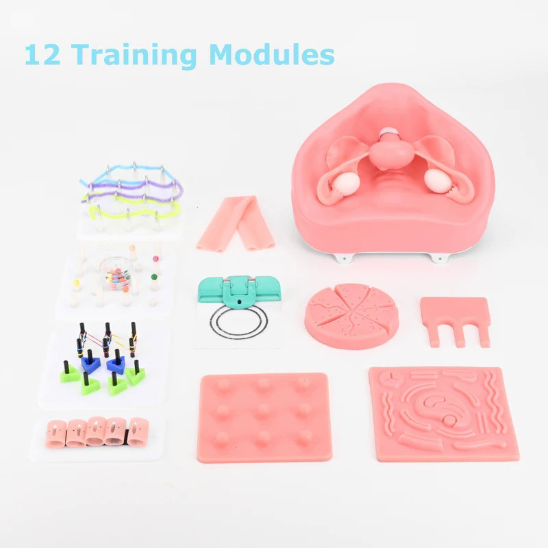 New Simulated Belly Laparoscopic Simulator Box Endotrainer with HD ...