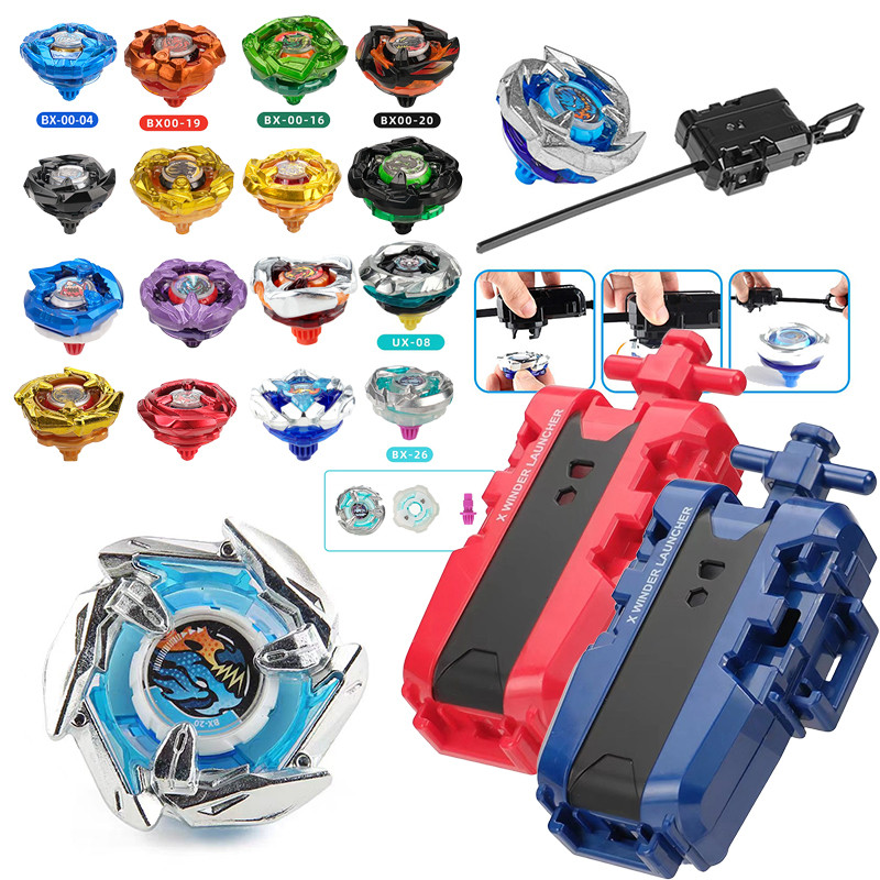 1pcs Beyblade X Complete UX-03 BX-23 UX-01 โลหะ Bey Blade Burst BX