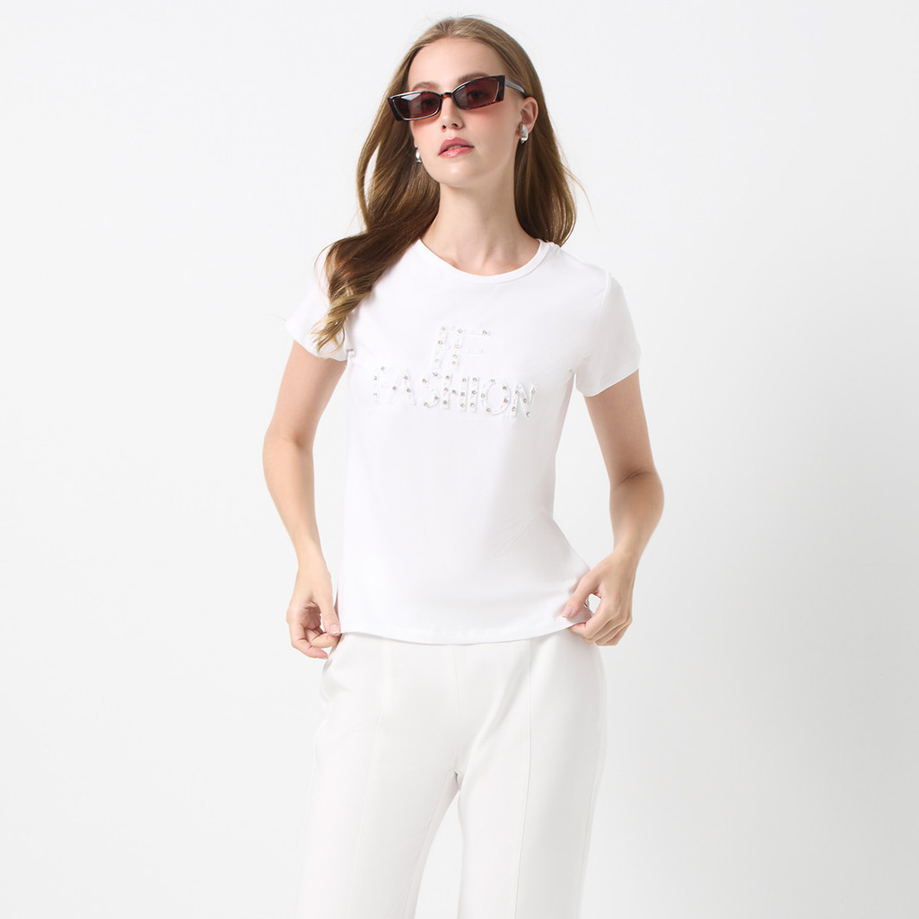 6657 Fawn Striped T-Shirt