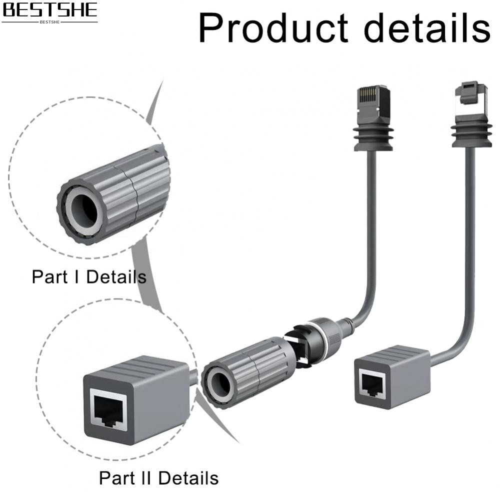 {bestshe}Weatherproof For RJ45 Connector for Outdoor Use with For ...