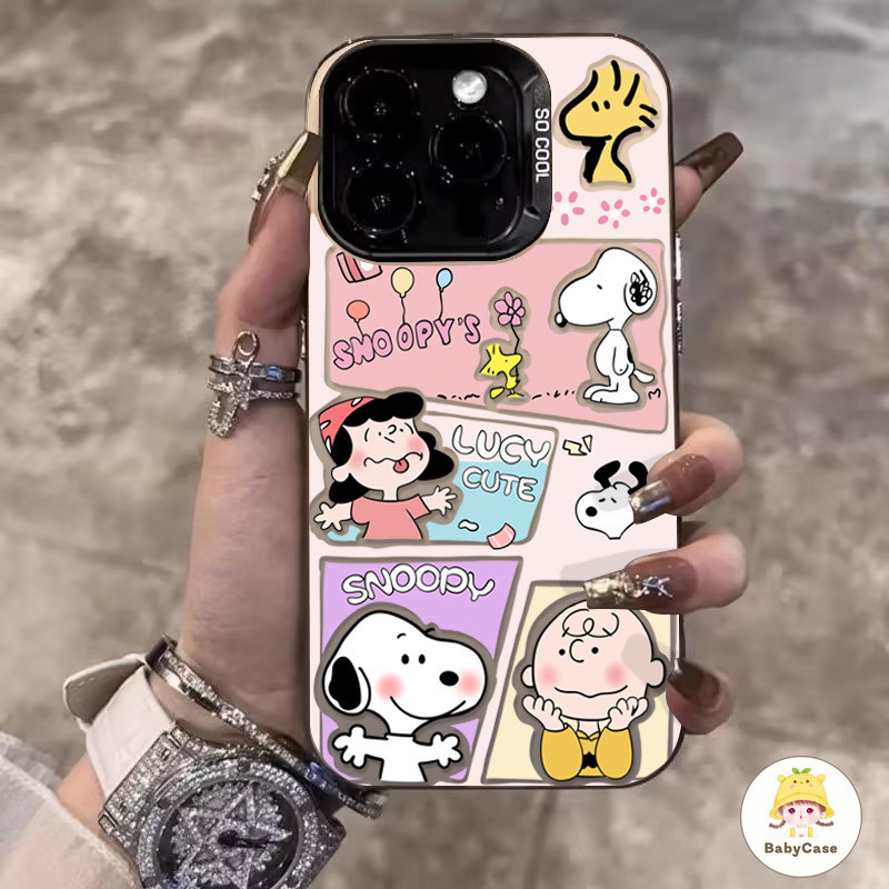 โชคน่ารัก Snoopy Soft เคสRedmi Note 13 10 12 9 11s 8 10s Pro Max Redmi ...