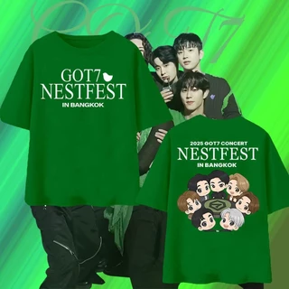GOT7 NESTFEST バンコク MD Tシャツ ブラック (フリーサイズ) ライブTシャツ フリーサイズ - BLACK LIVE - – ブラックスター