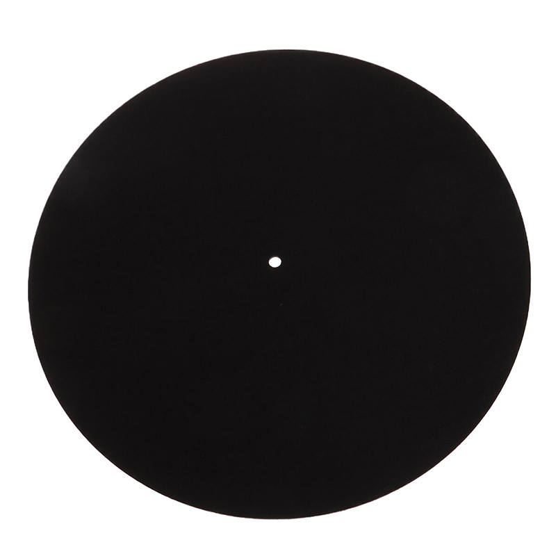 [PE] 1PC Slip Mat Felt Turntable Platter Mat สําหรับ LP บันทึกเสียง ...