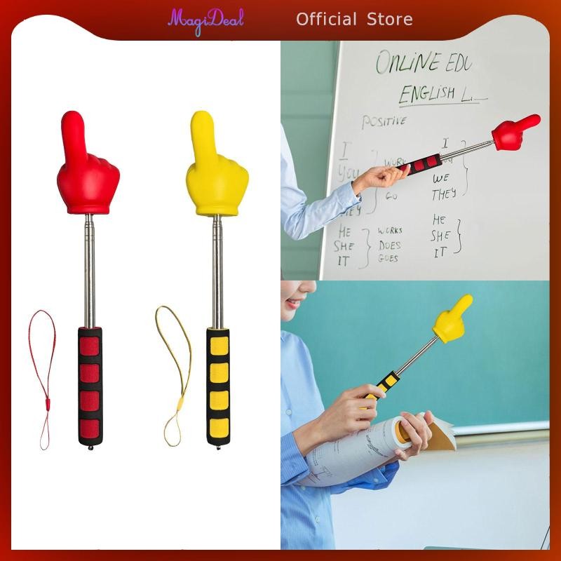 Magideal Telescopic Teacher Pointer Stick Finger Pointer Stick Hand ...