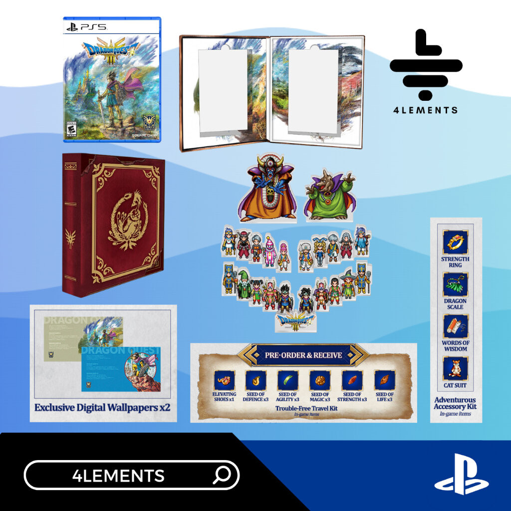 PRE-ORDER 14-11-2024) PS5&SWITCH DRAGON QUEST III HD-2D REMAKE