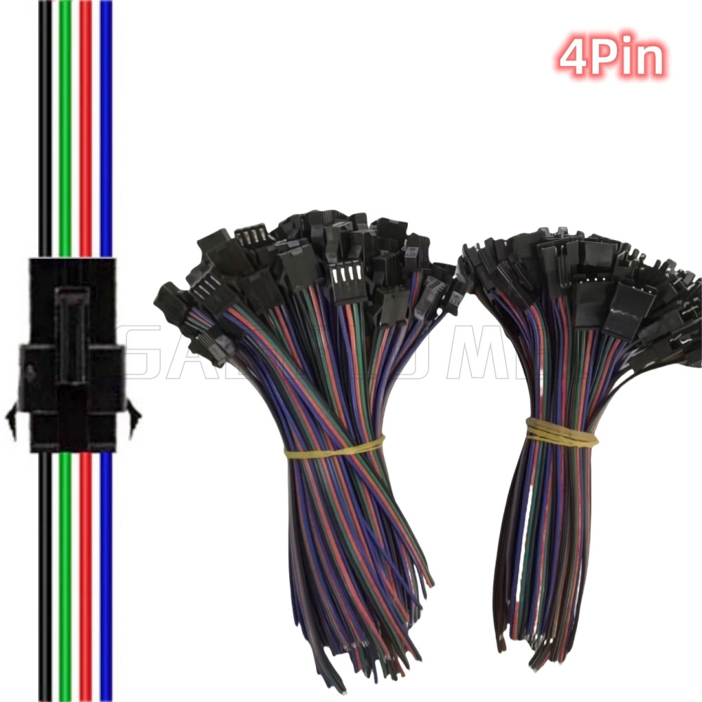5 คู่ 2pin 3pin 4pin 5pin led Connector ชาย/หญิง JST SM 2 3 4 5 Pin ...