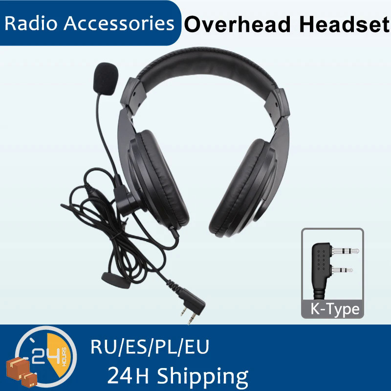 HYSHIKRA Écouteurs talkie-walkie avec microphone compatible avec