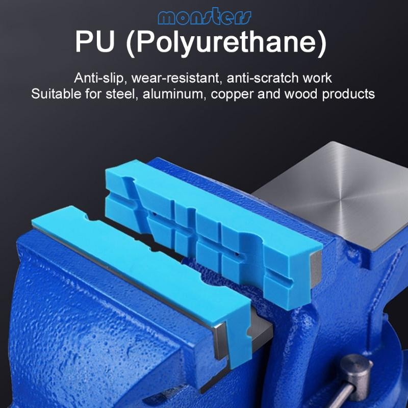 Mon Magnetic Soft Pad Jaws ยาง Vise Jaw Pads แผ่นป้องกันยาว Pad Bench ...