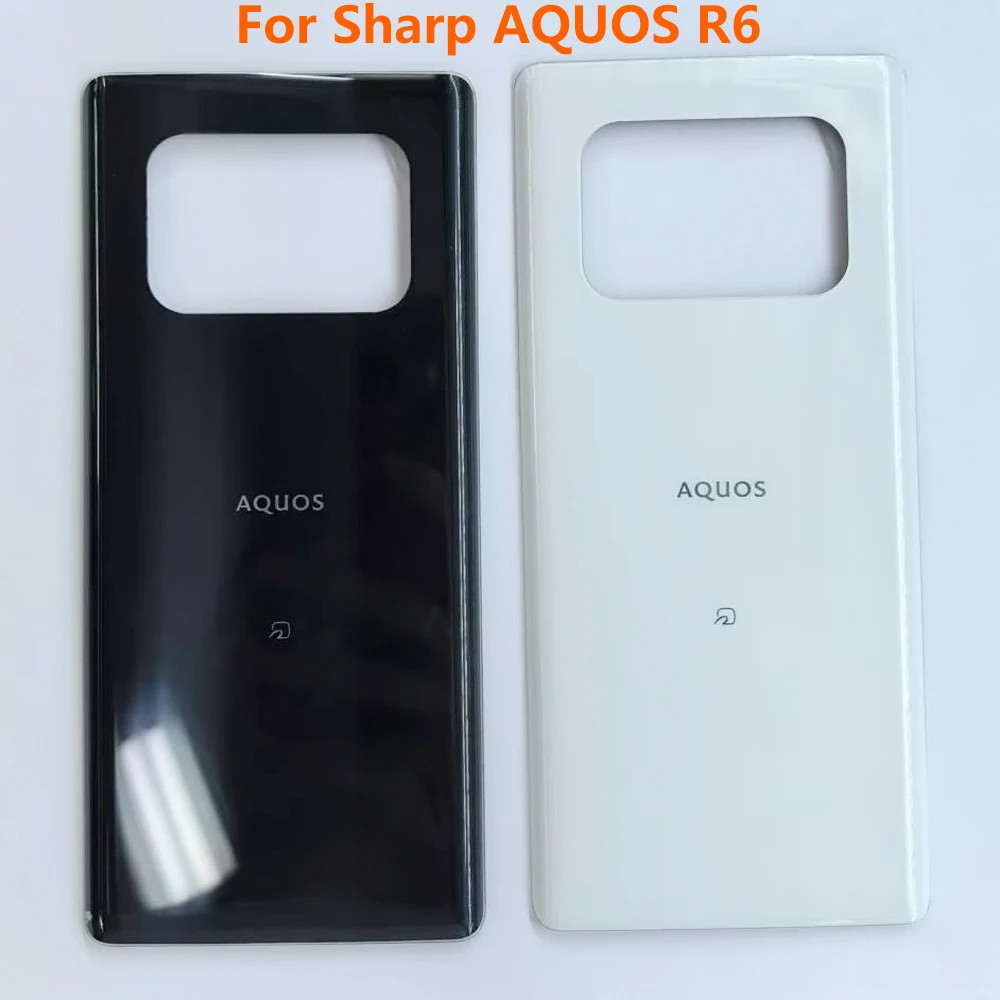 ใหม่สําหรับ Sharp AQUOS R6 ฝาหลังแบตเตอรี่ด้านหลังประตูครอบคลุมอะไหล่ ...