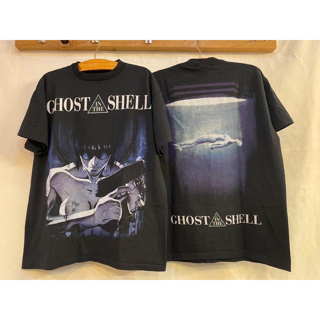เสื้อลาย Ghost in the Shell ดำ (ป้าย Bootleg ) | Shopee Thailand
