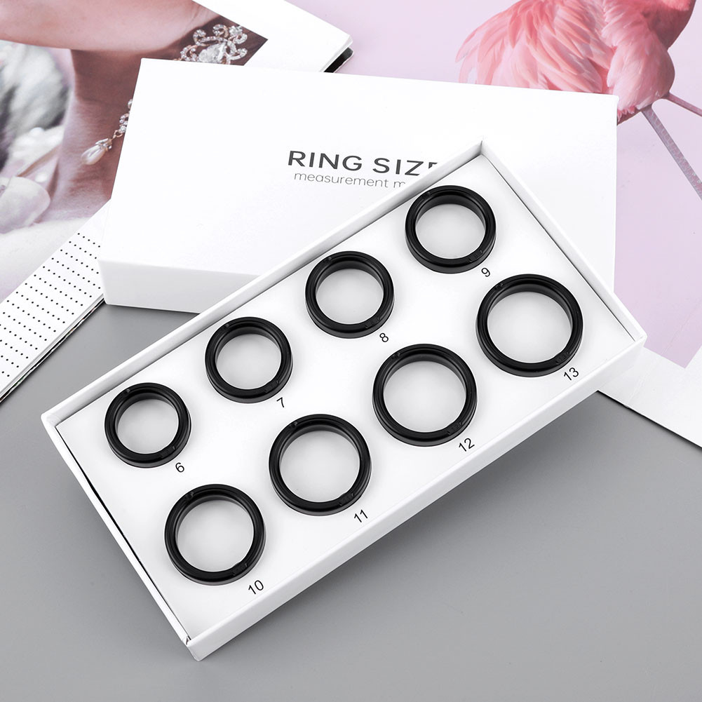 Smart Ring Sizing Kit ค้นหาแหวนที่สมบูรณ์แบบขนาด 8 ขนาดแหวนตัวอย่างขนาด ...