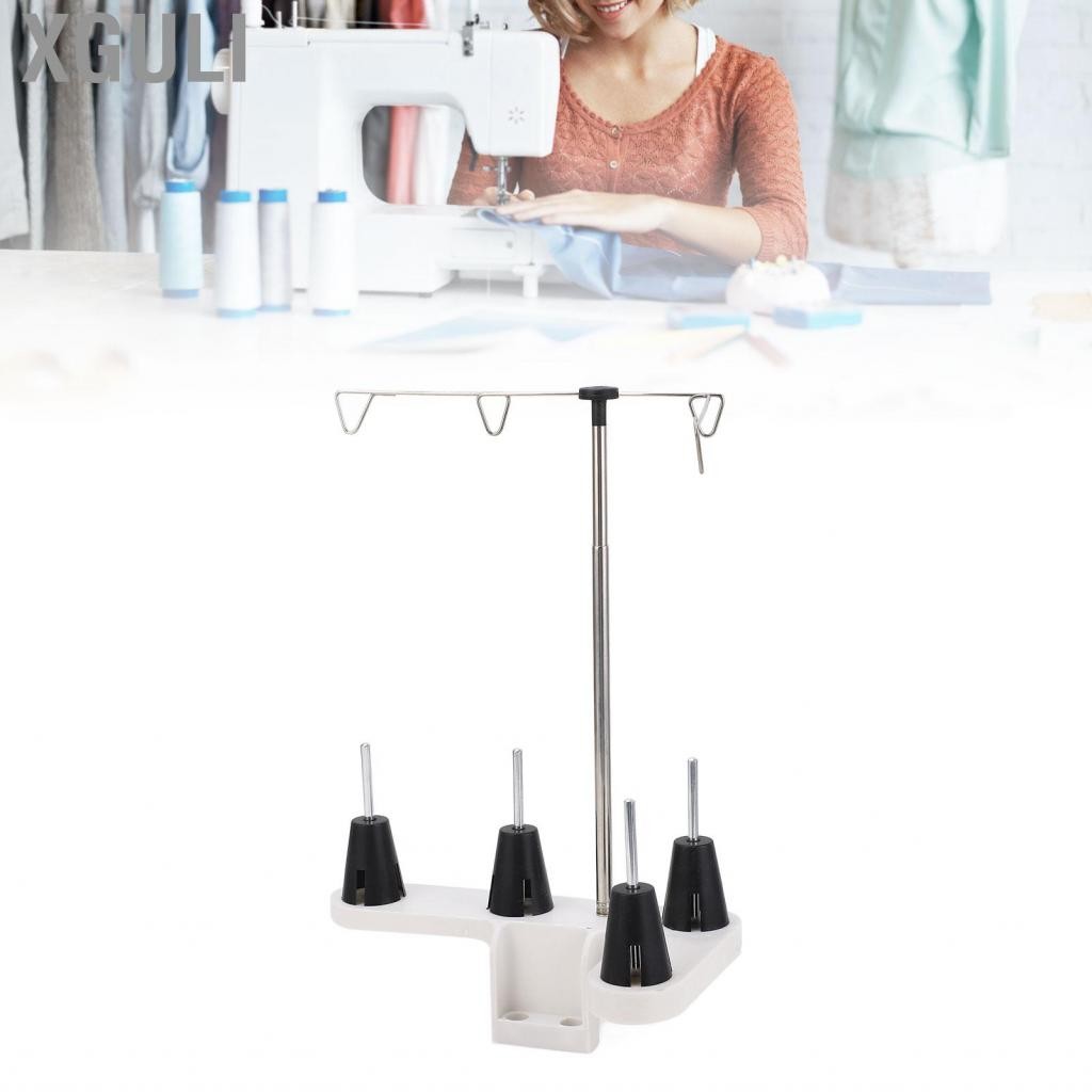Xguli 4 SPOOL Thread Holder โครงสร้างแข็งแรงทนทานขาตั้งจักรเย็บผ้า ...