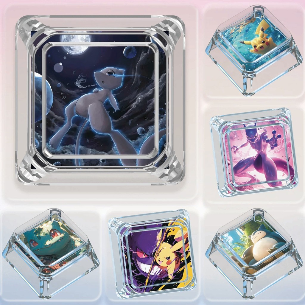 pokemon keycap keycap pokemon keycap pokemon peripheral doll keyboard ...