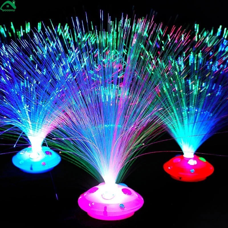 [สีสุ่ม] Led ไฟเบอร์ออปติก Night Light - ของเล่นเด็กวันเกิด - หลากสี ...