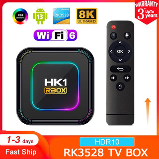 2024-HK1 RBOX K8 Android 13 Smart TV box Rockchip RK3528 Wifi 5G ...